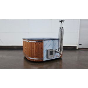 Acrylic  200cm square hot tub with integrated heater