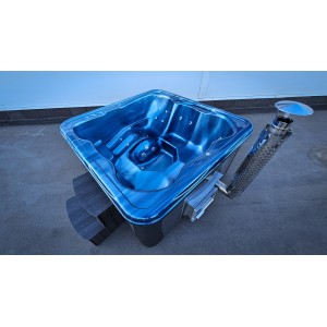 Acrylic  220cm square hot tub with horizon heater