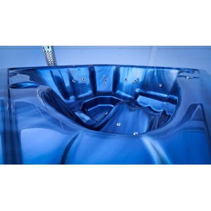 Acrylic  220cm square hot tub with horizon heater